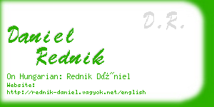 daniel rednik business card